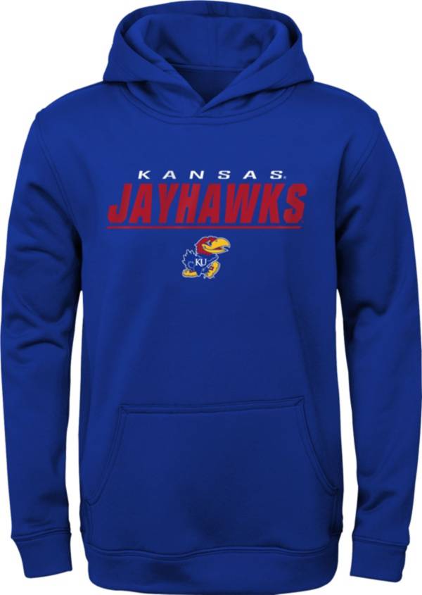 Gen2 Boys' Kansas Jayhawks Blue Pullover Hoodie