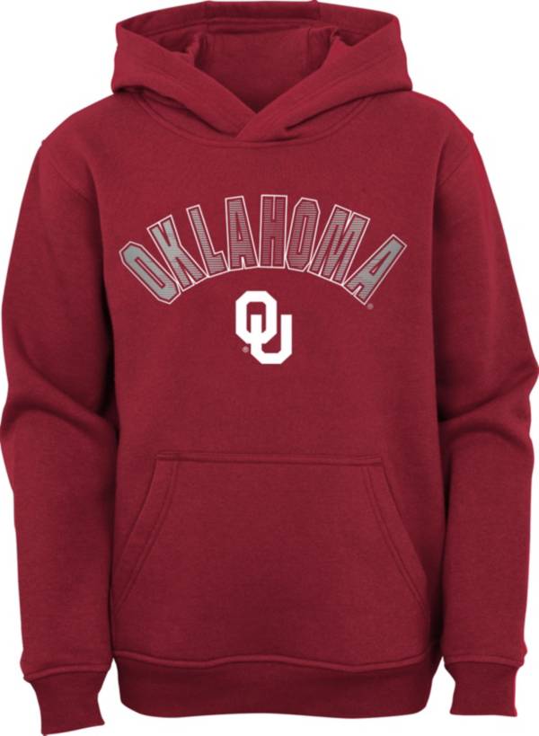 Gen2 Youth Oklahoma Sooners Crimson Pullover Gaiter Hoodie