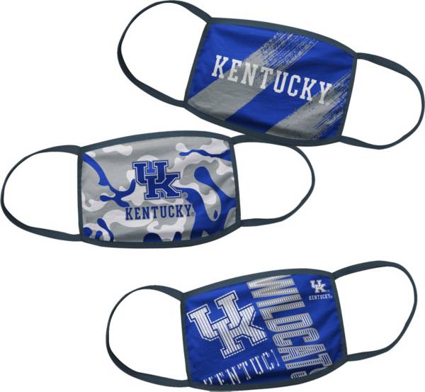 Outerstuff Boys' Kentucky Wildcats 3-Pack Face Coverings