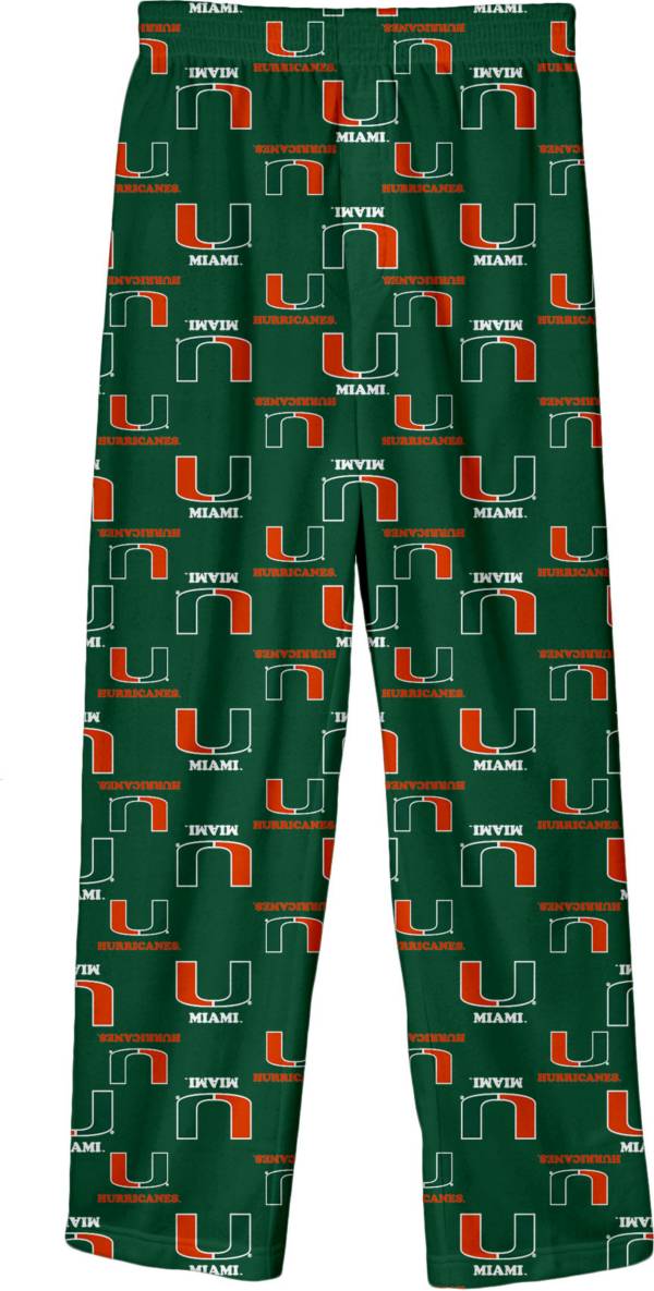 Gen2 Youth Miami Hurricanes Green Sleep Pants