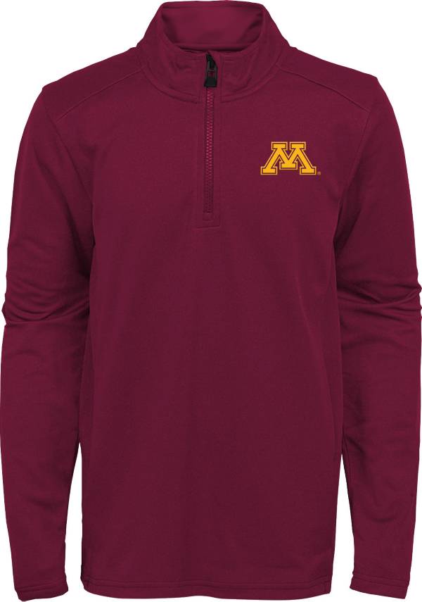 Gen2 Youth Minnesota Golden Gophers Maroon Quarter-Zip Shirt