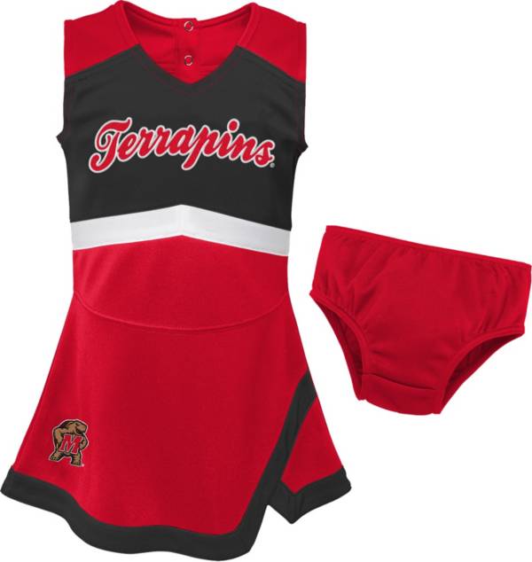 Gen2 Toddler Maryland Terrapins Red Cheer Captain 2-Piece Jumper Dress