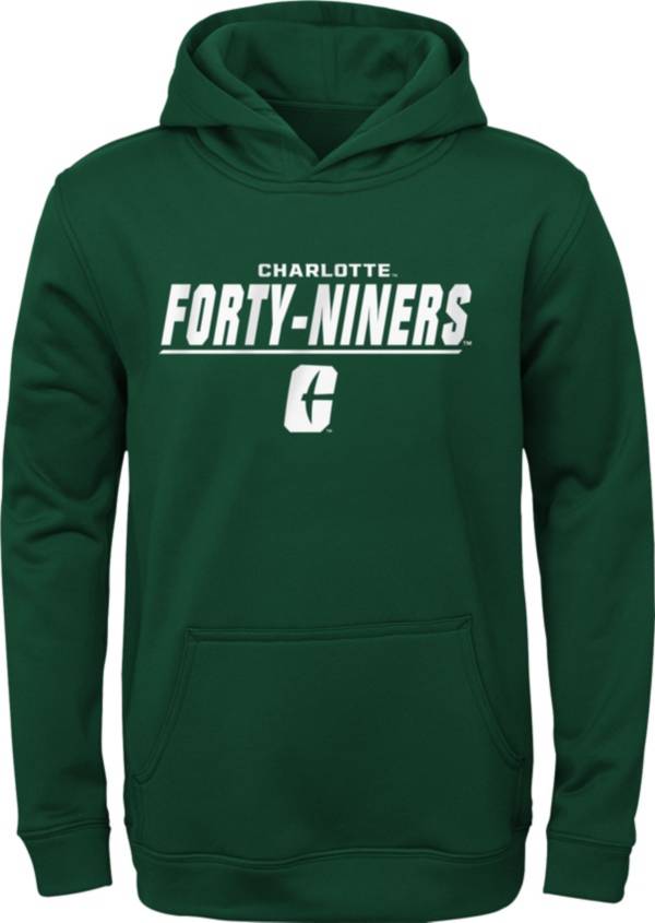 Gen2 Youth Charlotte 49ers Green Pullover Hoodie
