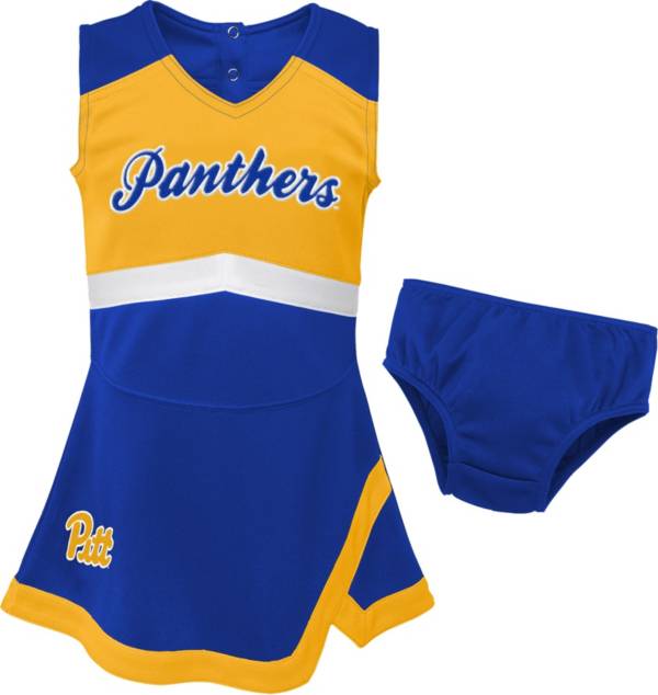 Gen2 Youth Girls' Pitt Panthers Blue Cheer Captain 2-Piece Jumper Dress