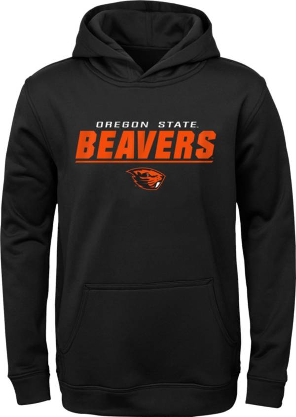 Gen2 Boys' Oregon State Beavers Pullover Black Hoodie