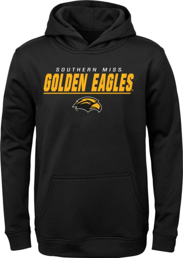 Gen2 Boys' Southern Miss Golden Eagles Pullover Black Hoodie