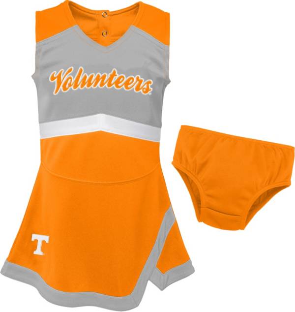 Gen2 Toddler Tennessee Volunteers Tennessee Orange Cheer Captain 2-Piece Jumper Dress