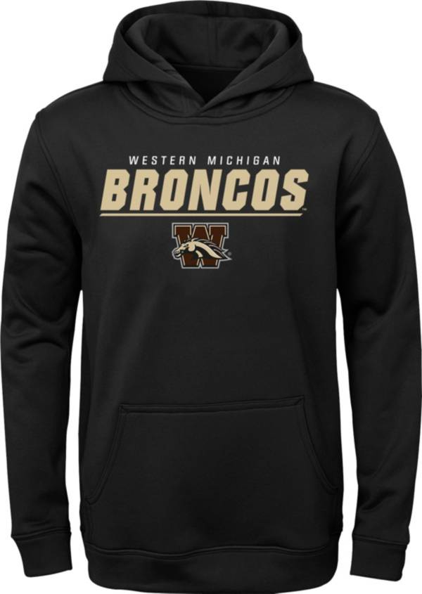 Gen2 Youth Western Michigan Broncos Pullover Black Hoodie