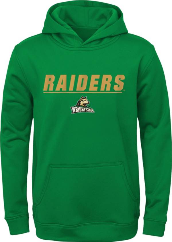 Gen2 Youth Wright State Raiders Green Pullover Hoodie