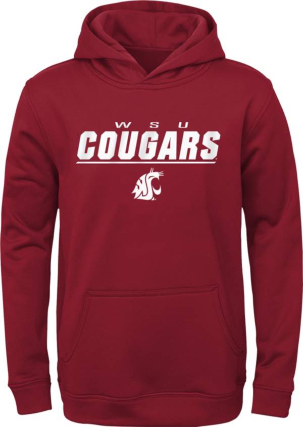 Gen2 Youth Washington State Cougars Crimson Pullover Hoodie