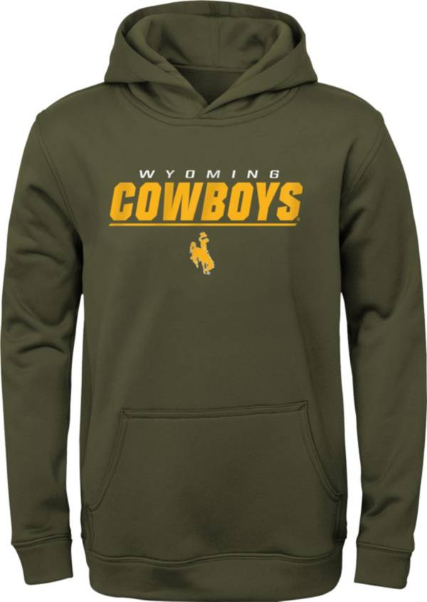 Gen2 Boys' Wyoming Cowboys Brown Pullover Hoodie