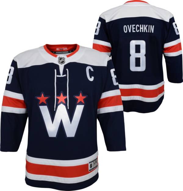 NHL Youth Washington Capitals Alexander Ovechkin #8 Navy Premier Jersey product image