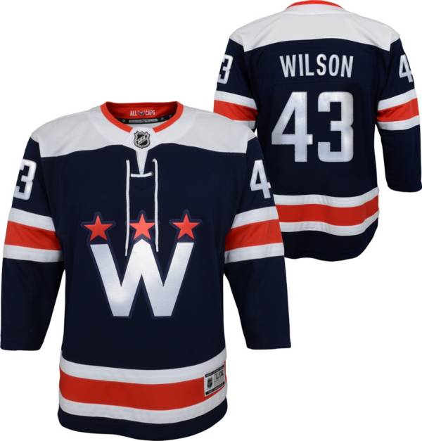NHL Youth Washington Capitals Tom Wilson #43 Navy Premier Jersey