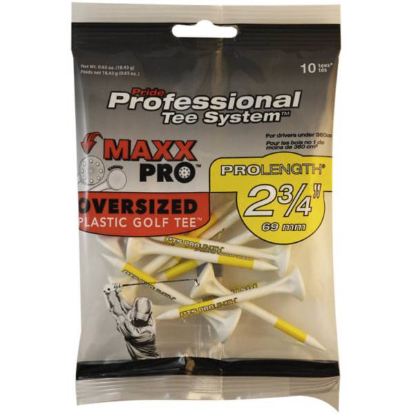 Pride Sports Professional Tee System 2.75'' MAXX Pro Oversized Plastic Golf Tees - 12 Pack product image