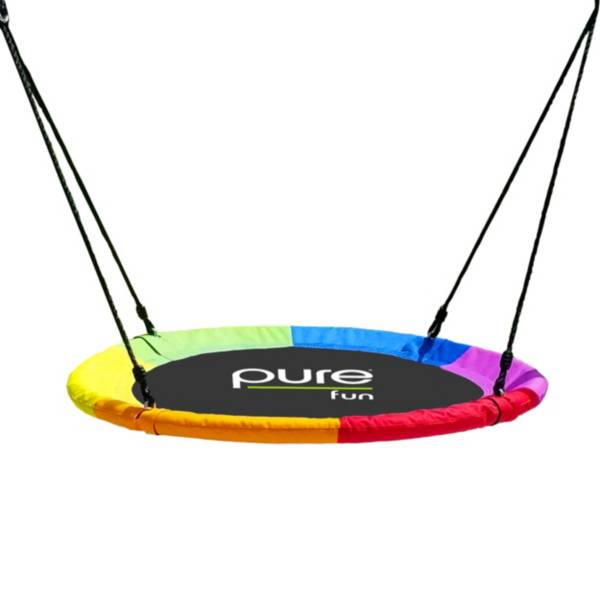 Pure Fun 40" Rainbow Flying Saucer Swing