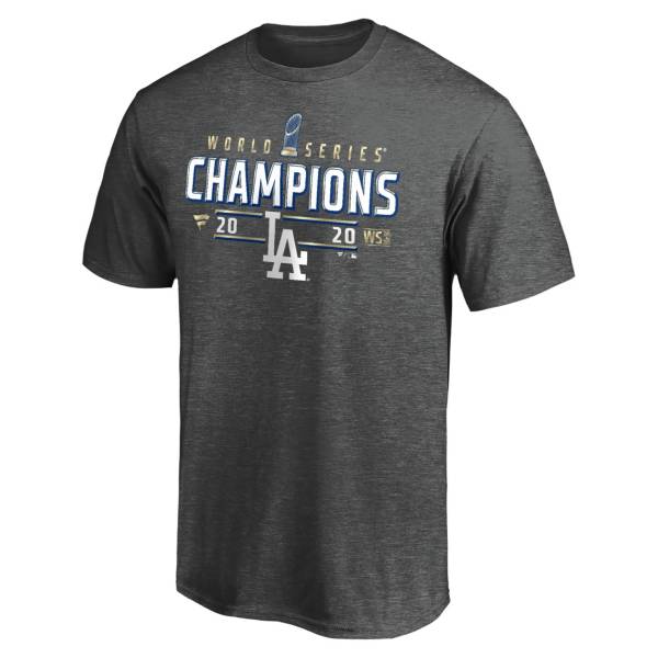 MLB Men's 2020 World Series Champions Locker Room Los Angeles Dodgers T-Shirt