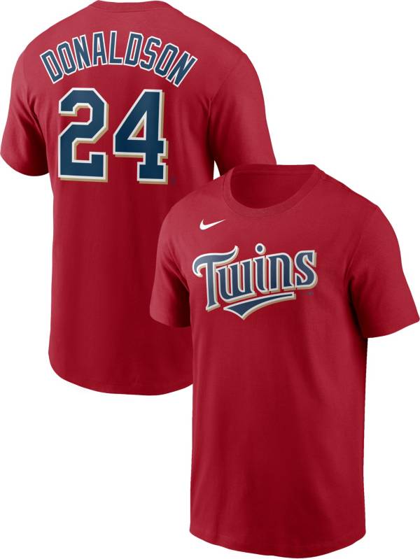 Nike Men's Minnesota Twins Josh Donaldson #24 Red T-Shirt