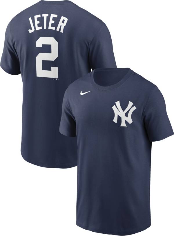 Nike Men's New York Yankees Derek Jeter #2 Navy T-Shirt product image