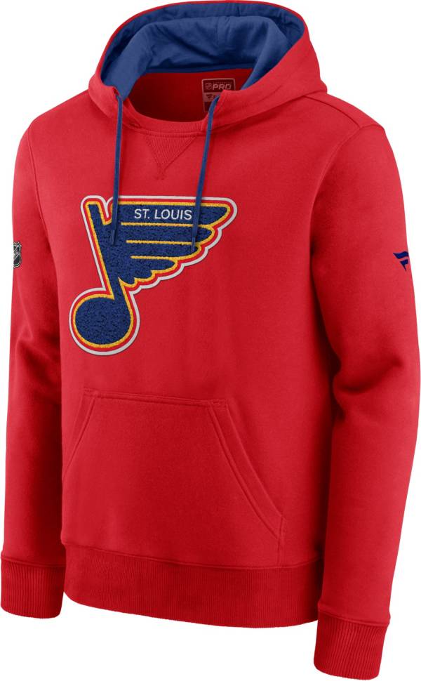 NHL Men's St. Louis Blues Special Edition Logo Red Pullover Hoodie