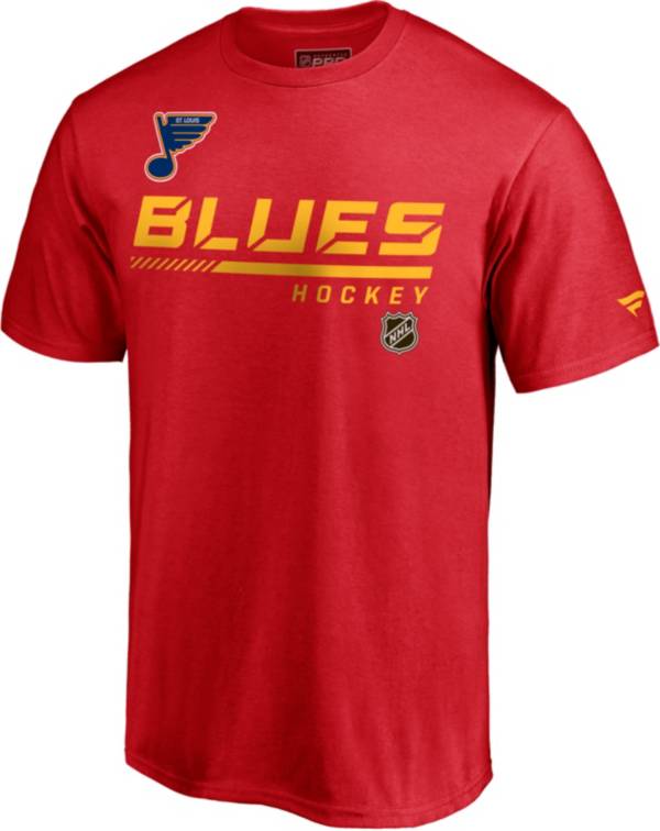 NHL Men's St. Louis Blues Special Edition Wordmark Red T-Shirt