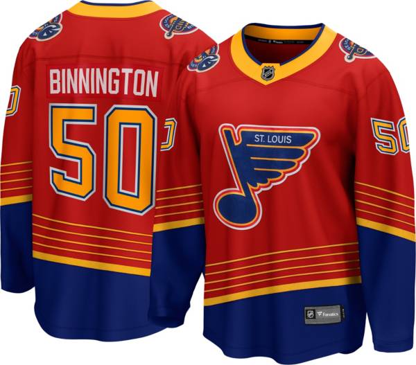 NHL Men's St. Louis Blues Jordan Binnington #50 Special Edition Red Replica Jersey