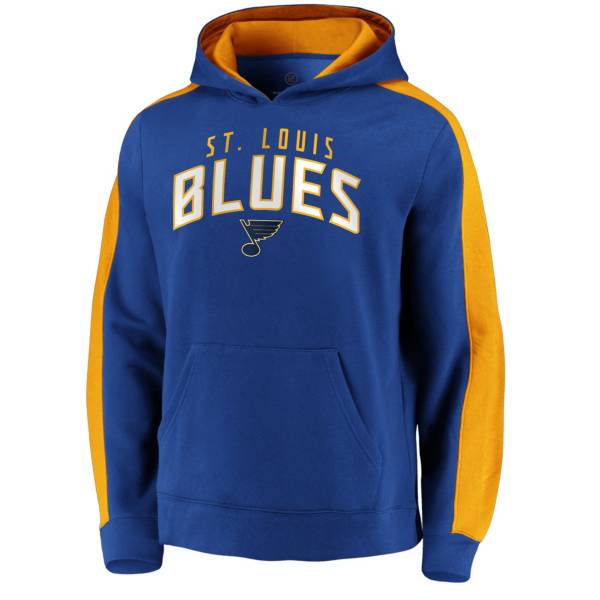 NHL Men's St. Louis Blues Gameday Arch Blue Pullover Sweatshirt