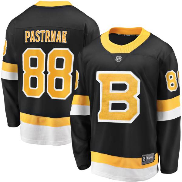 NHL Men's Boston Bruins David Pastrnak #88 Breakaway Alternate Replica Jersey