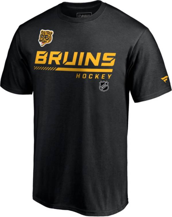 NHL Men's Boston Bruins Special Edition Wordmark Black T-Shirt