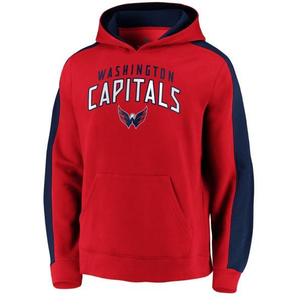 NHL Men's Washington Capitals Gameday Arch Red Pullover Sweatshirt