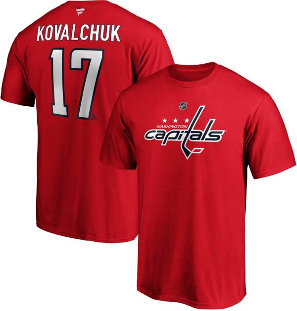 NHL Men's Washington Capitals Ilya Kovalchuk #17 Red Player T-Shirt