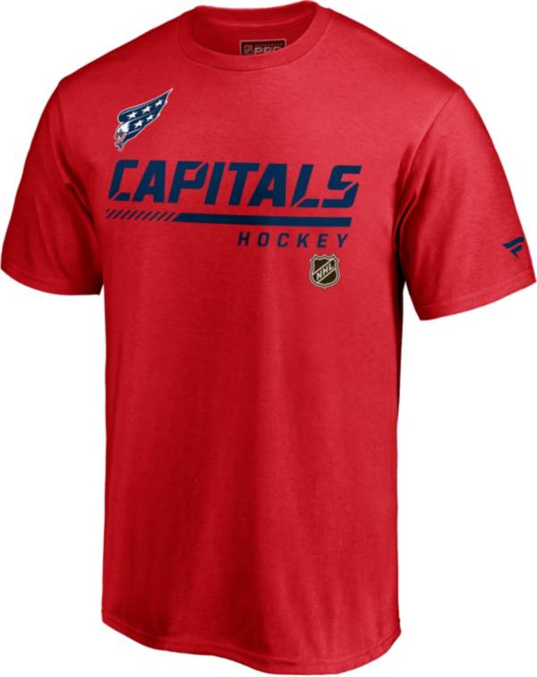 NHL Men's Washington Capitals Special Edition Wordmark Red T-Shirt