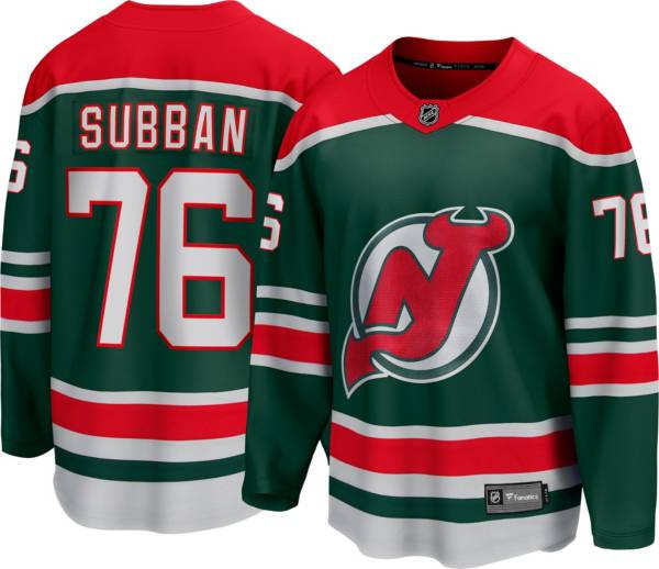 NHL Men's New Jersey Devils P.K. Subban #76 Special Edition Green Replica Jersey