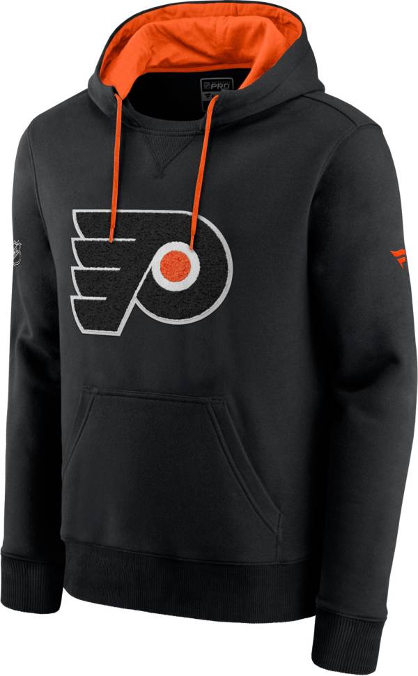 NHL Men's Philadelphia Flyers Special Edition Logo Black Pullover Hoodie