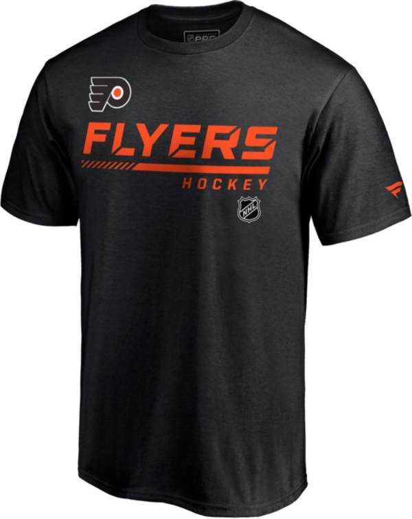 NHL Men's Philadelphia Flyers Special Edition Wordmark Black T-Shirt