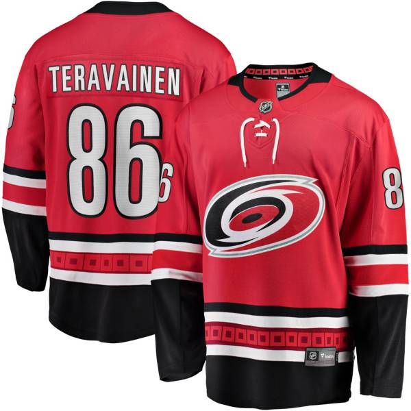 NHL Men's Carolina Hurricanes Teuvo Teravainen #86 Breakaway Home Replica Jersey