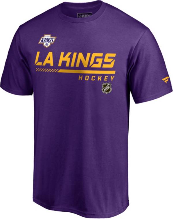 NHL Men's Los Angeles Kings Special Edition Wordmark Purple T-Shirt