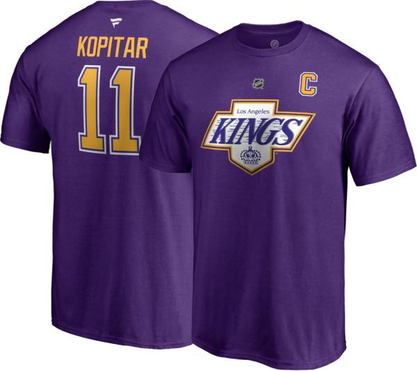 NHL Men's Los Angeles Kings Anze Kopitar #11 Special Edition Purple T-Shirt