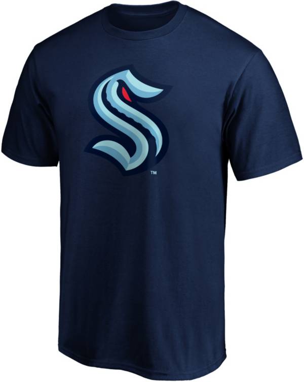 NHL Men's Seattle Kraken Logo Navy T-Shirt product image