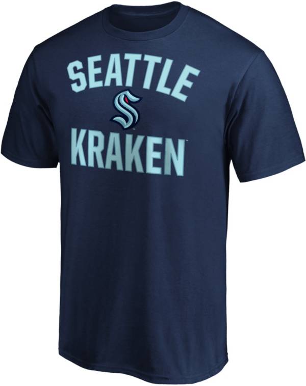NHL Men's Seattle Kraken Victory Arch Navy T-Shirt product image
