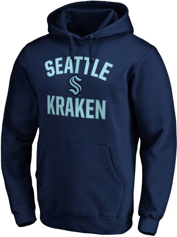 NHL Men's Seattle Kraken Victory Arch Navy Pullover Hoodie