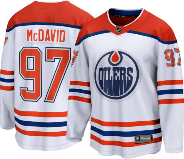 NHL Men's Edmonton Oilers Connor McDavid #97 Special Edition White Replica Jersey