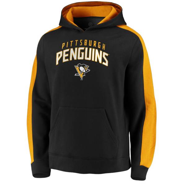 NHL Men's Pittsburgh Penguins Gameday Arch Black Pullover Sweatshirt