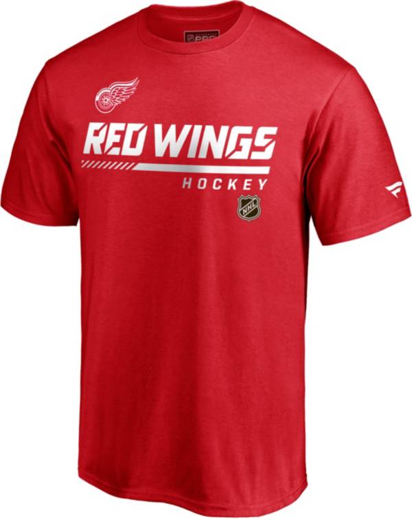 NHL Men's Detroit Red Wings Special Edition Wordmark Red T-Shirt