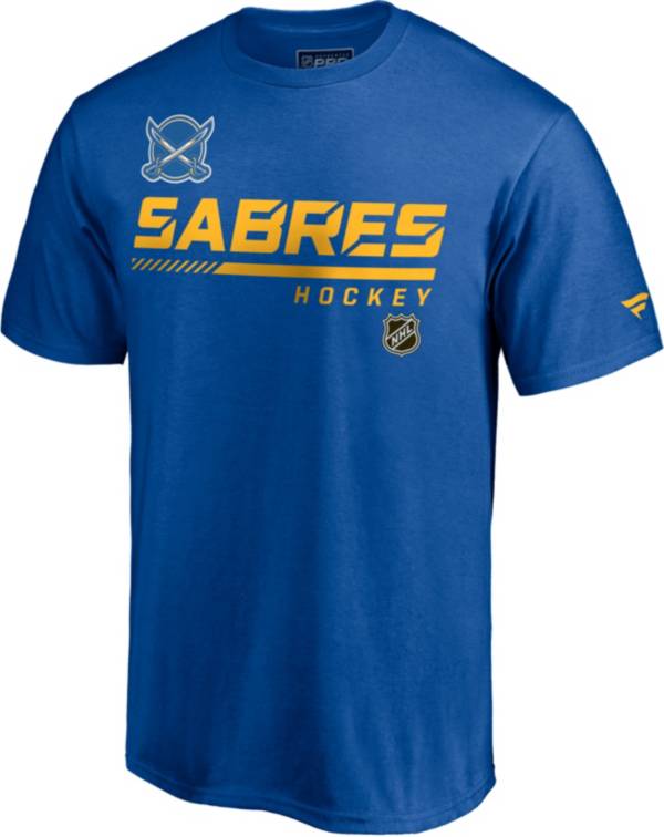 NHL Men's Buffalo Sabres Special Edition Wordmark Blue T-Shirt