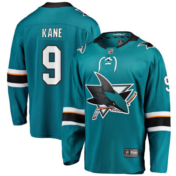 NHL Men's San Jose Sharks Evander Kane #9 Breakaway Home Replica Jersey