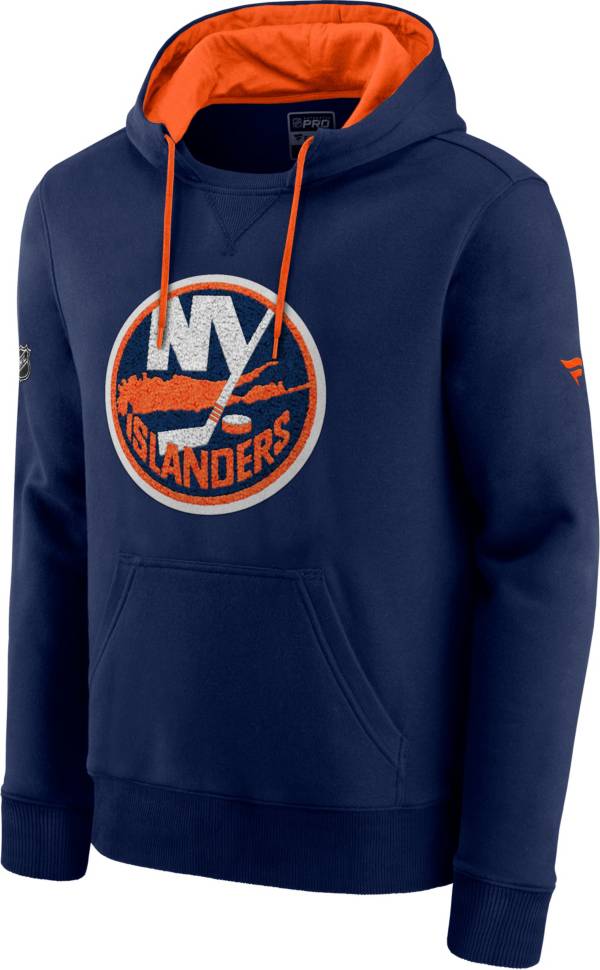 NHL Men's New York Islanders Special Edition Logo Navy Pullover Hoodie