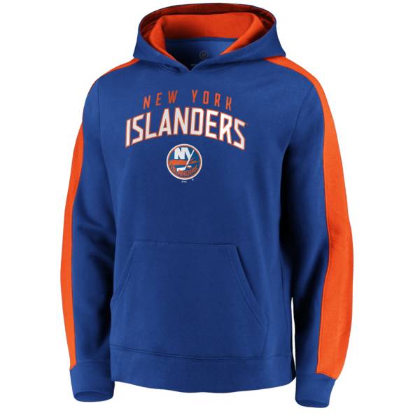 NHL Men's New York Islanders Gameday Arch Blue Pullover Sweatshirt