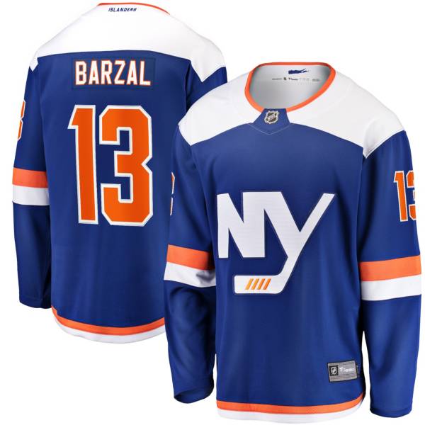 NHL Men's New York Islanders Matthew Barzal #13 Breakaway Alternate Replica Jersey