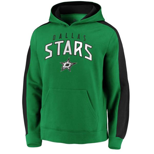 NHL Men's Dallas Stars Gameday Arch Green Pullover Sweatshirt