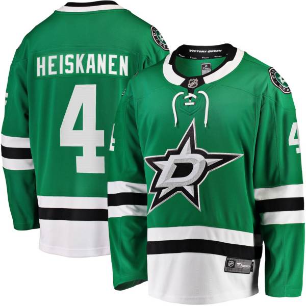 NHL Men's Dallas Stars Miro Heiskanen #4 Breakaway Home Replica Jersey